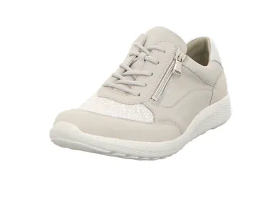 Produktbild von Lugina Schnürschuh - Silber Veloursleder Größe: 39.5 Normal