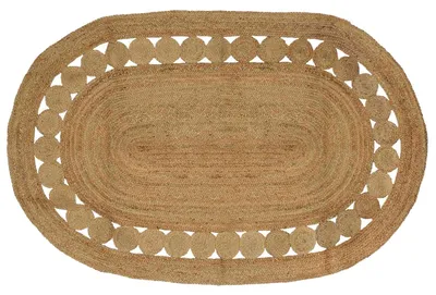 Image de vidaXL Tapis de salon Nature 205 x 305 cm en jute