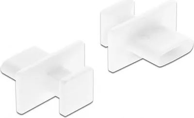 Immagine prodotto di Delock 64097 DELOCK Staubschutz USB Typ-C Buchse m. gr. Griff 10 St. weiß
