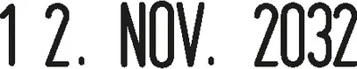 Produktbild von COLOP Datumstempel 07000 Monate in Buchstaben