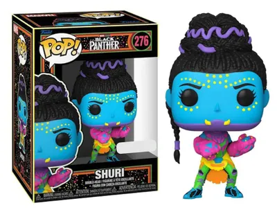 Produktbild von Figur Funko POP Black Panther 276 Shuri blacklight