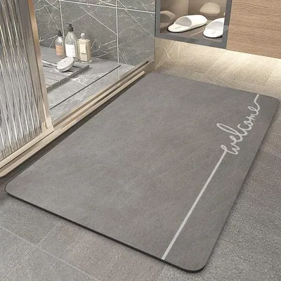 Obrázok produktu pre Uniqoos® Superabsorpčná, rýchlo schnúca podložka pod vaňu, 50 x 80 cm – povrch bez vlákien, protišmyková gumová spodná strana, všestranné použitie