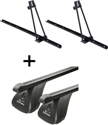 Produktbild von 2x Fahrradträger ORION + Dachträger VDP Stahl kompatibel mit für Fiat Doblò I 3-5 Türer 2000-2010