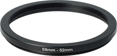 Produktbild von vhbw Step-Down-Ring Adapter 58 mm auf 52 mm für Kamera Objektiv - Filteradapter Metall