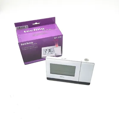 Produktbild von technoline WT538w Funkwecker Weiss 15 cm x 9 cm x 1,5 cm Alarm Clocks (30,08)
