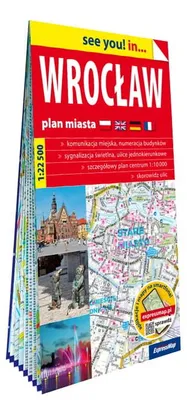 Zdjęcie produktu dla Wrocław papierowy plan miasta 1:22 500