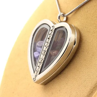 Immagine prodotto di Collana Raw in tanzanite multicolore e tormalina