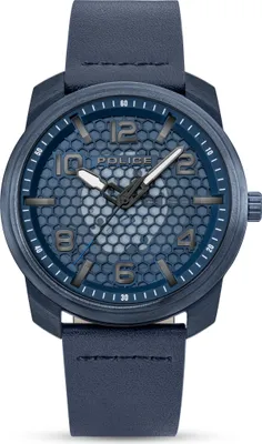 Produktbild von POLICE Herrenuhr Quarzuhr blau onesize Herren 42 PEWGA0049101, PEWGA0049103