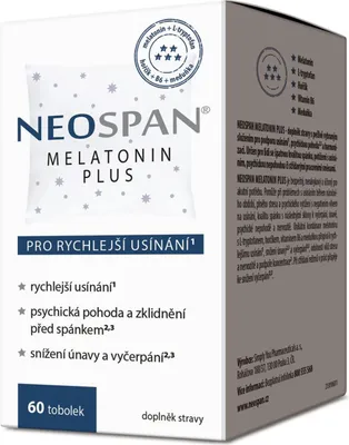 Productafbeelding van Neospan melatonine plus, 60 tabletten