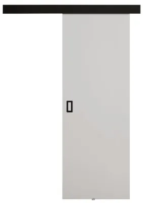 Produktbild von KIER FURNITURE Schiebetür Komplettset WERDI Sliding Door, Raumteiler Schiebetür Weiß 66x205x1,6 cm
