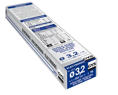 Produktbild von GYS Schweiss-Zubehör 70 Rutile Elektroden E6013, Ø 3,2 mm, stahl