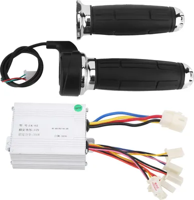 Obrázek produktu pro 12V500W Bike Gas Grips Brush Controller Antislip Plattation Grip Elektrické příslušenství