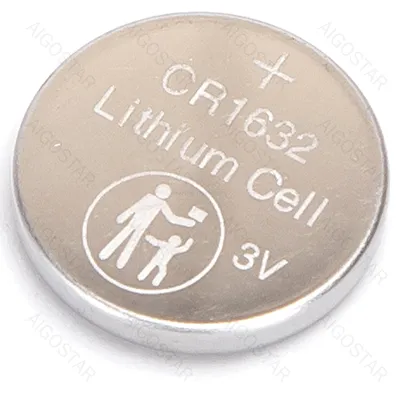 Produktbild von CR1632 3V Knopfzelle im 5er Pack, ideal für elektronische Geräte, bietet zuverlä