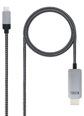 Produktbild von USB C zu HDMI-Kabel NANOCABLE 4K HDR