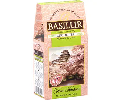 Zdjęcie produktu dla Basilur SPRING TEA herbata zielona ANANAS WIŚNIA - 100g