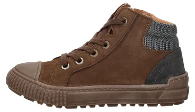 Productafbeelding van KEQ Veterschoenen Hoog Veterschoenen Hoog - donkerbruin - Maat 28