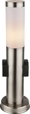 Obrázok produktu pre GLOBO 3158K, Nerezová oceľ, Plast, I, IP44, E27, LED, 23 W