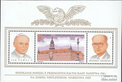 Produktbild von Briefmarken Polen 1987 Mi Block102 (kompl.Ausg.) postfrisch Königsschloß
