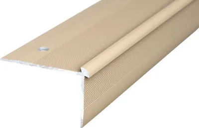 Produktbild von Prinz Treppenkantenprofil Alu sahara 39 mm x 25mm x 2,5 m