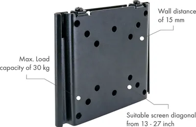 Produktbild von Schwaiger WAH 13"-27" 1TFT Max.30KG schwar