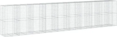 Zdjęcie produktu dla vidaXL Gabion z pokrywą 950x100x200 cm Ocynkowane żelazo