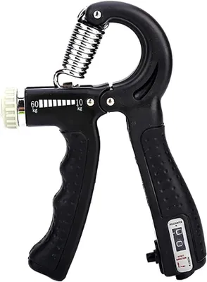 Imagen del producto de Entrenador de manos con función de conteo, ajustable de 10 a 60 kg, para fortalecer los dedos y las manos