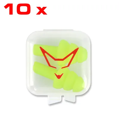 Produktbild von RACEFOXX™ Gehörschutz, Ohrenstöpsel, 10er Set