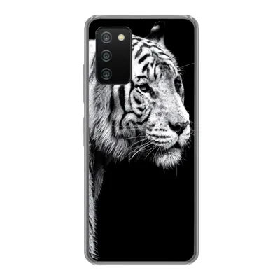 Produktbild von MuchoWow® Handyhülle Schutzhülle Hülle für Samsung Galaxy A03s Tiger - Wilde Tiere - Licht Silikon Softcase Handy Hülle - Schutz