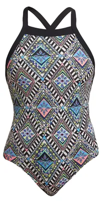 Funkita Sky Hi Weave Please Badeanzug für Damen