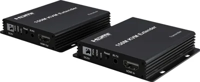 Obrázok produktu pre PremiumCord HDMI KVM extender na 150m cez jeden kábel Cat5e/Cat6, FULL HD 1080p