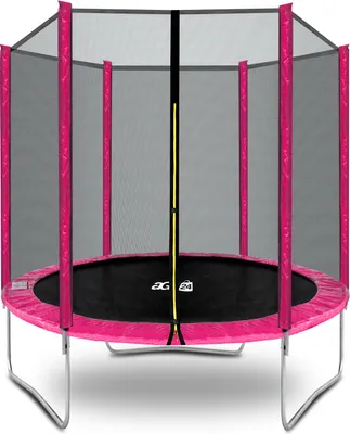 Produktbild von Aga SPORT TOP Trampolína 180 cm Růžová + ochranná síť