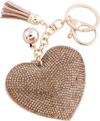 Produktbild von Lederschlosshaken mit Kristallapplikation, geeignet für Reisetaschen und Koffer, Goldfarbe
