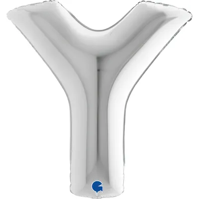 Produktbild von Riesenbuchstabe Folienballon 40"/102cm | Silber #Y