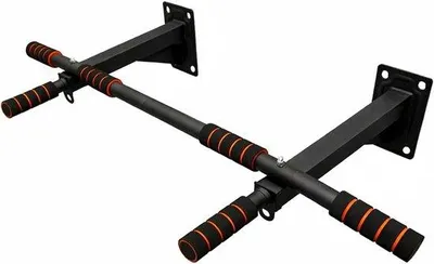 Produktbild von Klimmzugstange – Fitnessstange – Kraftaufbau – Hohe Belastbarkeit – 200 kg – Schwarz