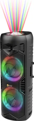 Produktbild von N-GEAR LGP5150 | Kabelloser Bluetooth-Party-Lautsprecher – Karaoke-Set – 1 Mikrofon – Disco-Beleuchtung