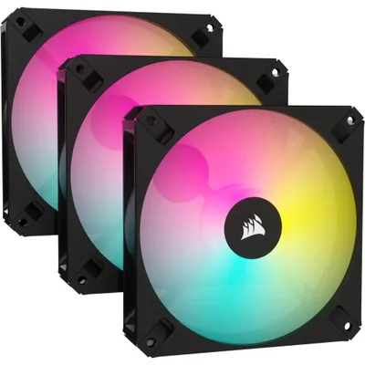 Image de CORSAIR iCUE AR120 Digital RGB - Ventilateur de boîtier - 120 mm - noir (pack de 3)