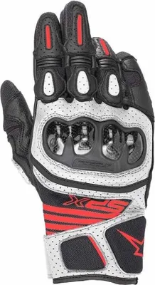 Image de Gants Alpinestars SP X Air Carbon v2 noir / blanc / rouge fluo M