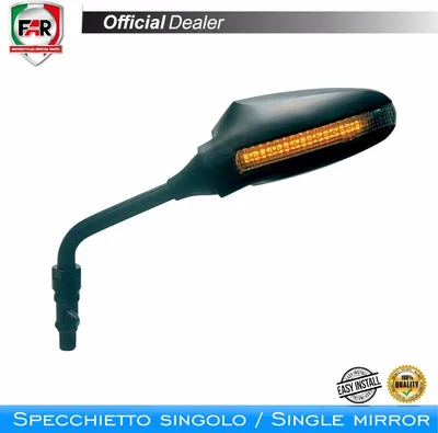Obrázok produktu pre Pravé zrkadlo FAR 6416 čierne pre Ducati