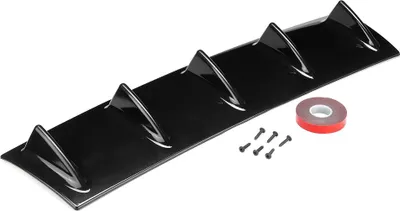 Productafbeelding van Universele achterspoiler, haaienvin-deflector, lipdiffusor, 5 tanden