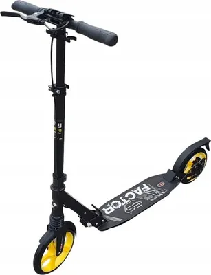 Produktbild von Roller mit großen Rädern, Roller für Erwachsene, 20 cm, Scheibenbremse, Stoßdämpfer
