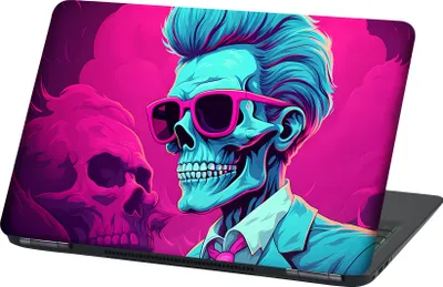 Produktbild von Premium Laptop Universal Folien Cover – Matt, Kratzfest & Rückstandslos entfernbar LP101 Skullman 17 Zoll 28x43cm