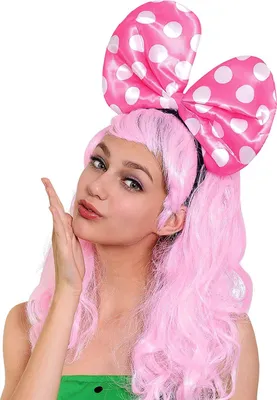 Image de Perruque rose avec un énorme noeud