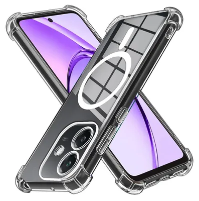 Zdjęcie produktu dla Techsuit Shockproof Clear MagSafe etui do Oppo A40 4G - przezroczyste
