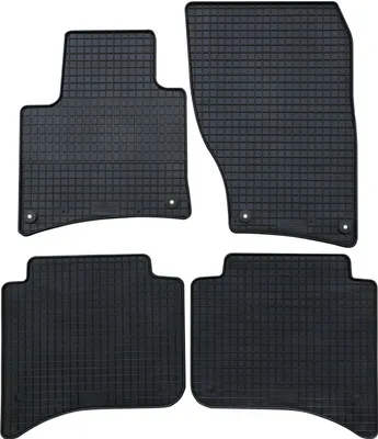 Produktbild von für VW Touareg ab 04/2010-05/2018 Passform PETEX Gummimatten 4-teilig schwarz Allwettermatten Gummifußmatten