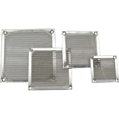 Produktbild von InLine Lüftergitter, Aluminium Filter, 140x140mm, Aluminium, Silber, 140 mm, 140 mm, 35 g, 160 mm
