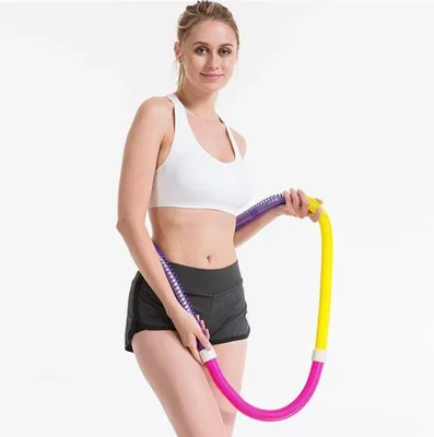 Produktbild von Bauchtrainer Hula Hoop mit Rückfederung – Spiral-Fitnessreifen für Bauch, Taille & Körperstraffung