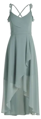 Produktbild von Vera Mont Damen Abendkleid mit Volant 44, Smoky Salvia