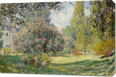 Produktbild von Bild 90x60cm Landschaft: Der Parc Monceau, Monet Vintage