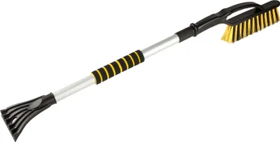 Produktbild von Walser Schneefeger/Schneebesen mit Eiskratzer Kalix teleskopierbar 88-115 cm schwarz/gelb, 23207