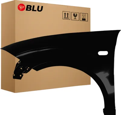 Produktbild von BLU Kotflügel Passend für Seat Altea 5P1/5P5 LZ9Y Links Schwarz PhantomSchwarz | 2004-2015 | Vorderseite Vorne | Lackiert | Einbaufertig